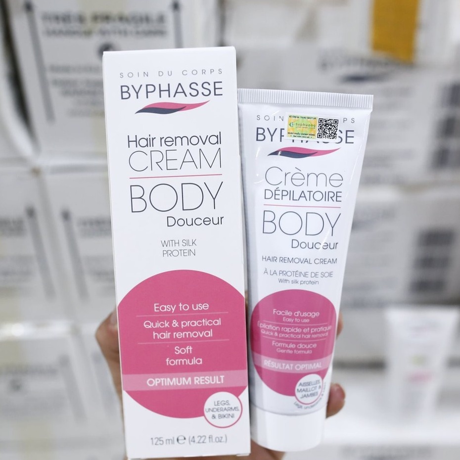 Kem Tẩy Lông Byphasse Hair Removal Cream (125ml)