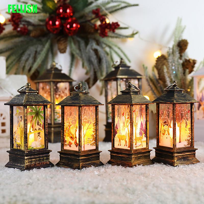 Đèn LED để bàn hình ông già noel/tuần lộc trang trí giáng sinh