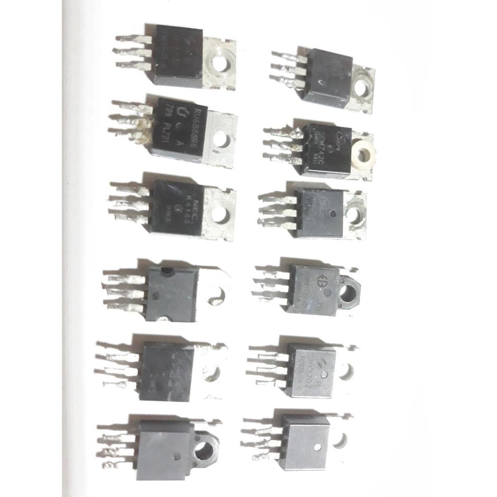 Combo 10 mosfet Kênh N - Mosfet xe điện  80nf70-HY1707-SF7510-RU6888-K4145-NCE190-FBM100N80-75N75-SEM742C