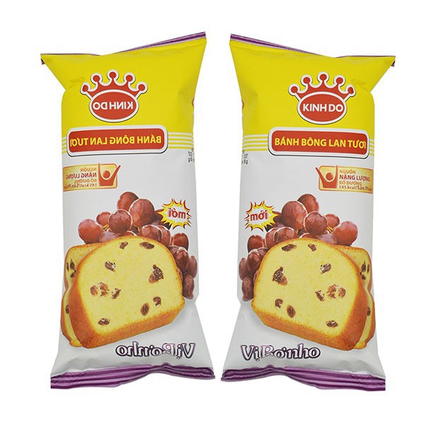 Combo 5 Bánh Bông Lan Tươi Bơ Nho 40G