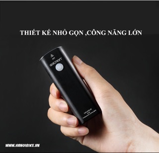 Đèn pin cho xe đạp gaciron siêu sáng