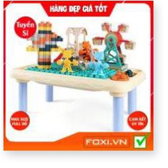 Đồ chơi bàn Lego vòng xoay khổng lồ-Trò chơi giải trí-tăng tư duy logic-montessori-học tập hiệu quả