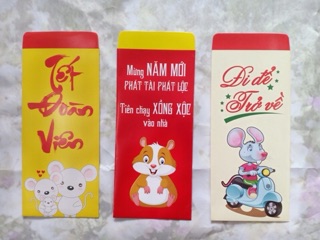 250 bao lì xì chọn mẫu