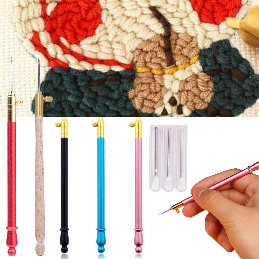Bộ Kim Thêu Tranh Chữ Thập Bằng Gỗ DIY