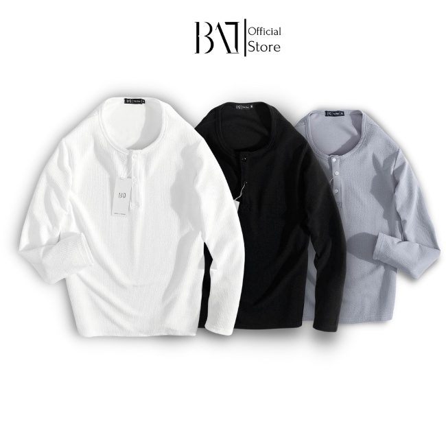 Áo thu đông nam,nữ dài tay BAT STORE chất cotton xốp co giãn chống nhăn,thấm hút tốt, giữ ấm cơ thể, áo dáng ôm