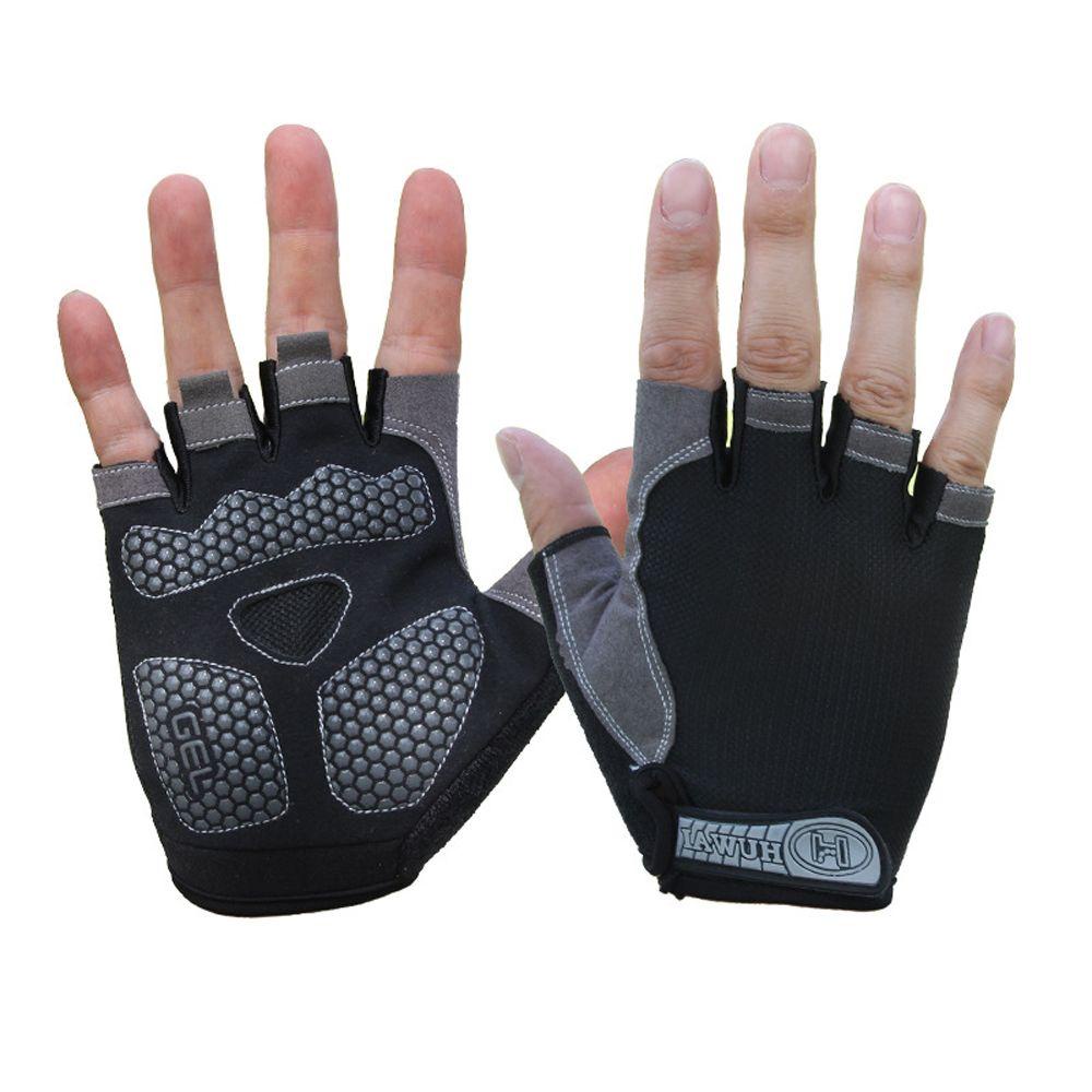 Găng Tay Ngắn Bằng Silicone Chống Trượt Chống Sốc Thoáng Khí Khi Đạp Xe