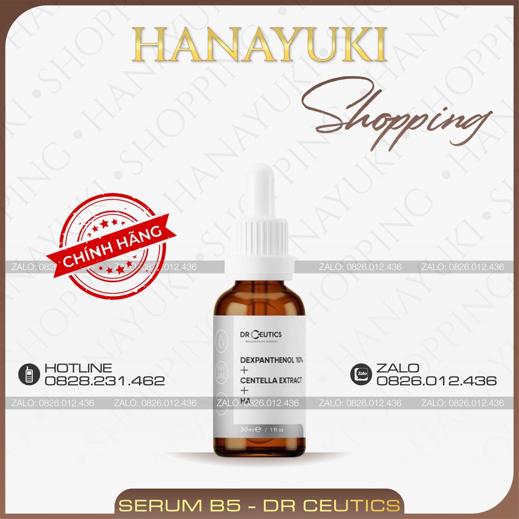 Tinh Chất Serum Vitamin B5 Cấp Ẩm Và Phục Hồi Da DrCeutics