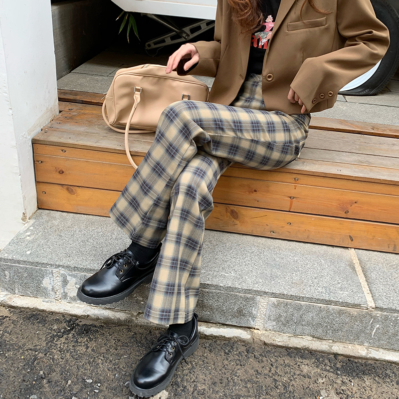 Quần Dài Lưng Cao Ống Đứng Phong Cách Retro 40314 | BigBuy360 - bigbuy360.vn