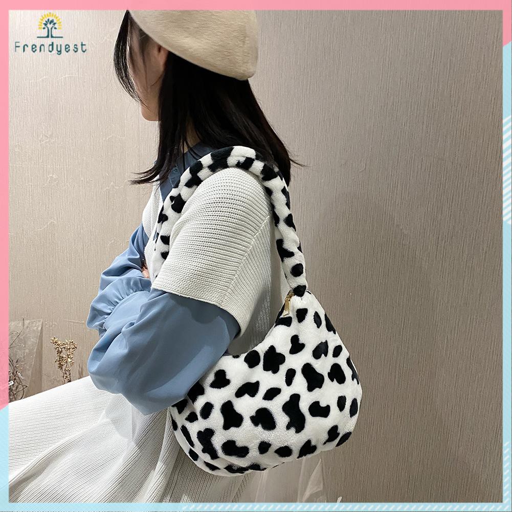 Túi xách họa tiết bò sữa đáng yêu cho nữ | BigBuy360 - bigbuy360.vn