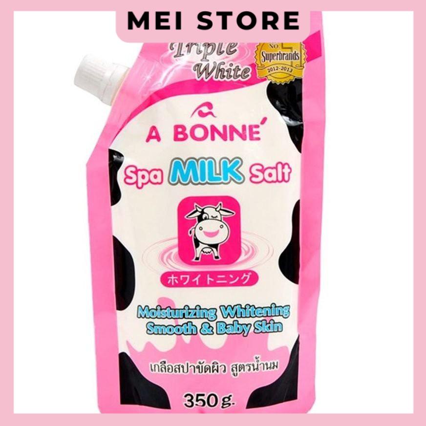 Muối Tắm Sữa Bò tẩy Tế Bào Chết A Bonne Spa Milk Salt Thái Lan 350gr