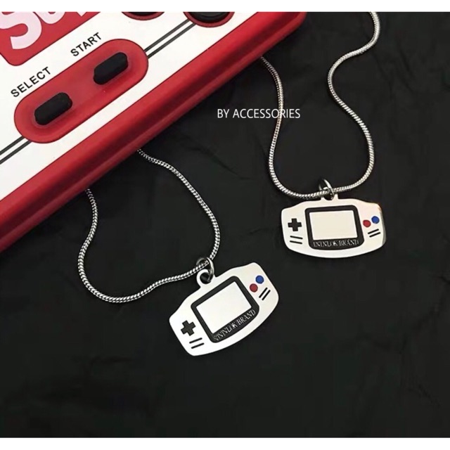 Dây chuyền titan mặt máy chơi Games không gỉ