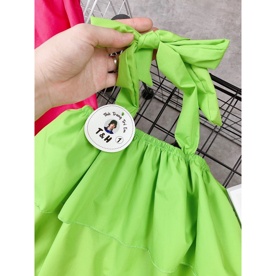 Váy thô xoè rộng điệu đà cực xinh cho bé gái - VTX