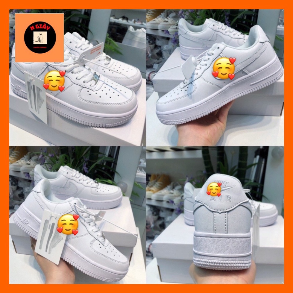 Giày AF1 full trắng, snaekers nam nữ [ hit trend] | BigBuy360 - bigbuy360.vn