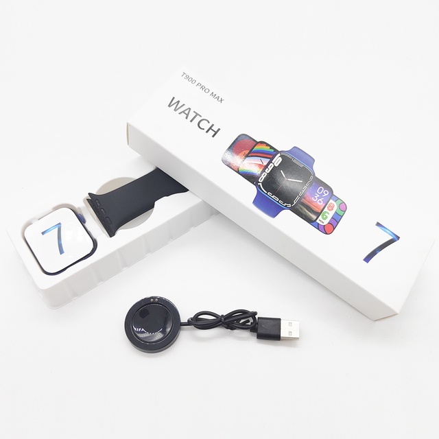 Đồng Hồ Thông Minh T900 Pro Max Chống Thấm Nước 44mm Iwo 13 series 7 Có Hai Nút Bấm