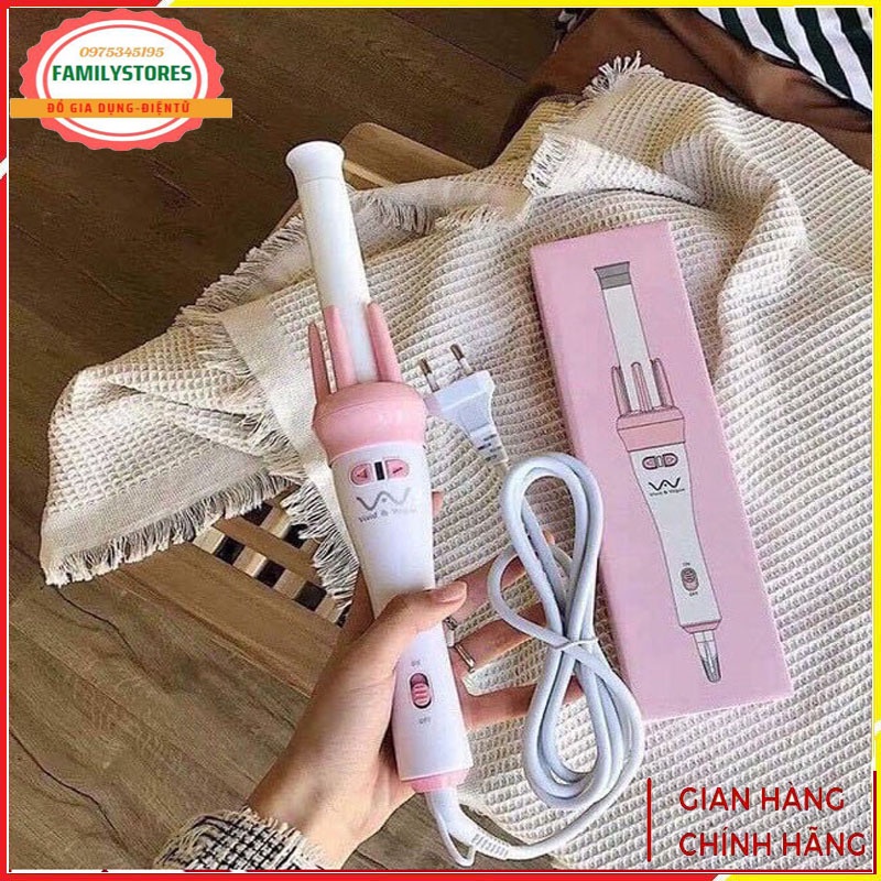 Máy Làm Tóc,Máy Uốn Tóc Làm Xoăn Xoay Tự Động 360 Độ-CHÍNH HÃNG-VIVID & VOGUE