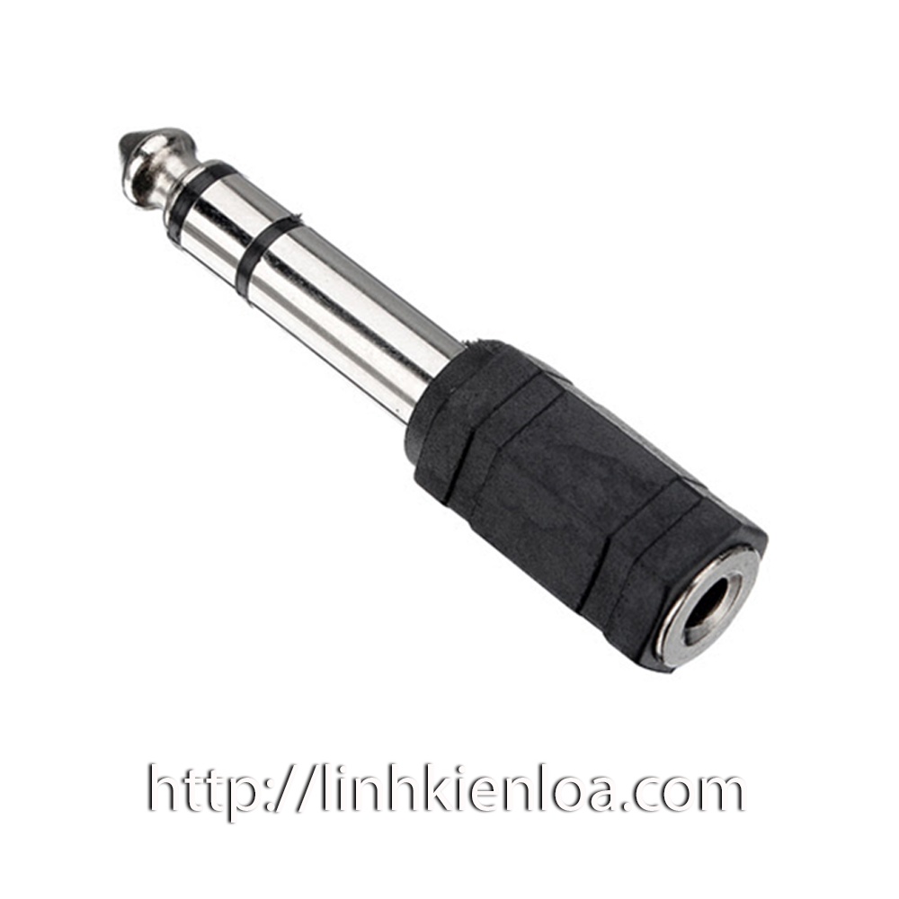 Jack chuyển từ 6.35mm  sang 3.5mm  Stereo - Jack nhựa