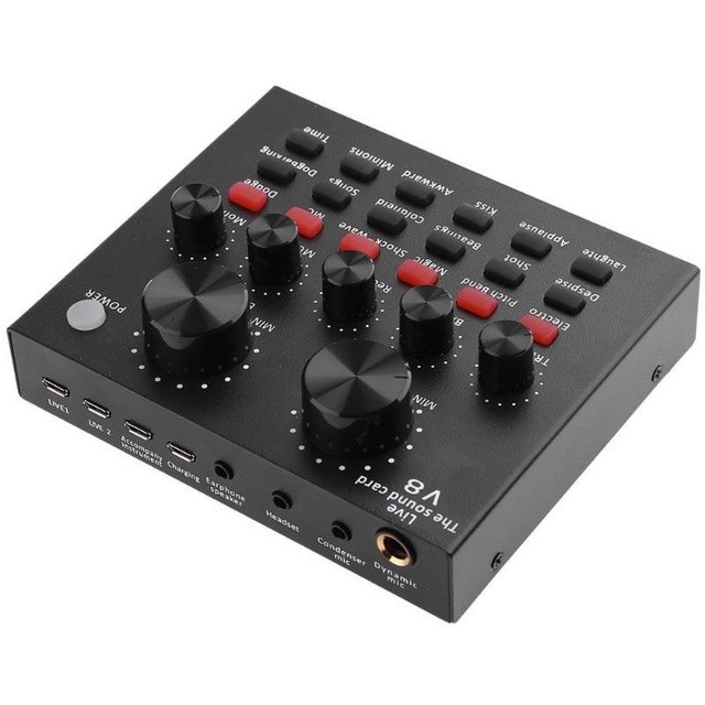 Sound card thu âm V8 có AutoTone Chất Lượng Cao