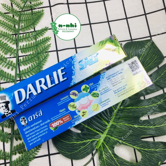 Kem đánh răng Muối & 6 Vị Thảo Dược DARLIE SALT Herbal Protect