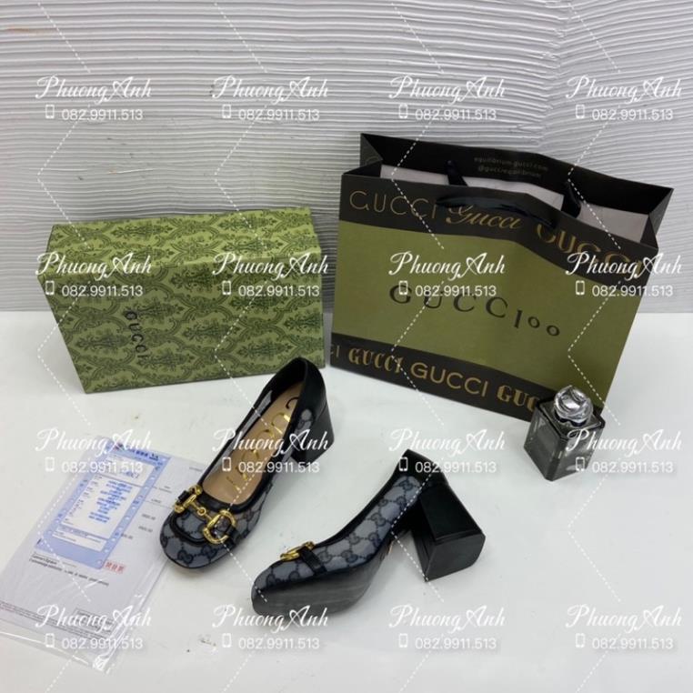 Cao Gót Gucci Lưới Đen Full Size 35-39