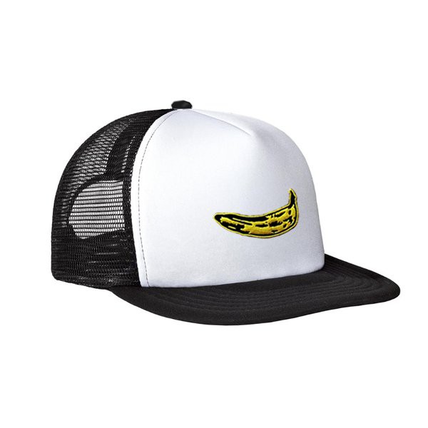 Banana Warhole Nets Snapback Hats - Black Đen