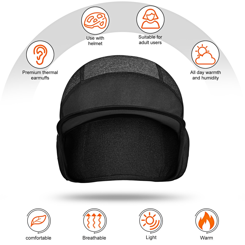 Mũ trùm đầu bằng vải nỉ chống gió mùa đông cho nam và nữ