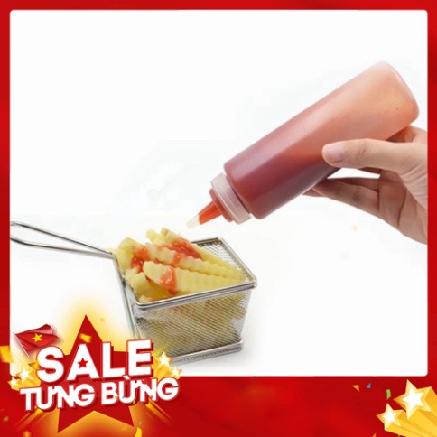 Chai nhựa đựng siro, tương ớt, nước sốt đủ size loại dày AM