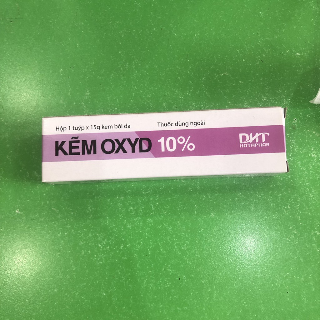 Kẽm oxyd 10% Kem làm mềm da , chống viêm loét