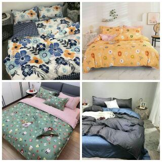 Bộ chăn ga gối cotton poly
