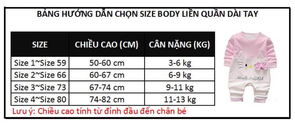 Combo 3 bộ Body Cotton hàng Quảng Châu bé trai bé gái TTS170
