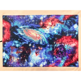 THE GALAXY - Túi, khăn trải bài gấp thành túi Tarot (hoạ tiết ngẫu nhiên tuỳ vào khổ vải, dây ribbon đen)