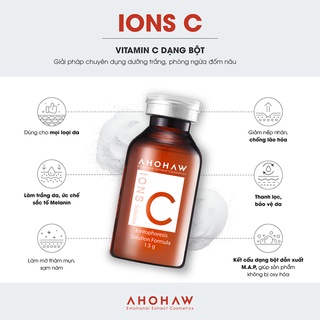 Bột vitamin C nguyên chất M.A.P Ahohwa Ion C Solution ( 1 lọ )