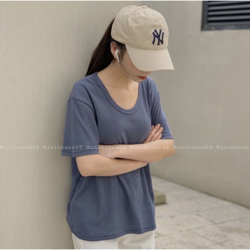 ÁO PHÔNG GIẤY CỔ TRÒN MÀU TRƠN BASIC HÀNG QUẢNG CHÂU - ÁO THUN TRƠN CỔ TRÒN ( Ảnh thật phía cuối) | BigBuy360 - bigbuy360.vn