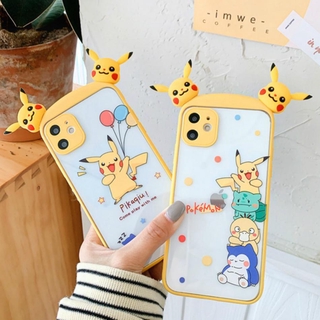 Ốp Lưng Silicone Họa Tiết Hình Pikachu Thời Trang Cho Apple Iphone 12 Pro Mini 11 11pro Max X Xs Max Xr 7 8 Plus Se 2020 2