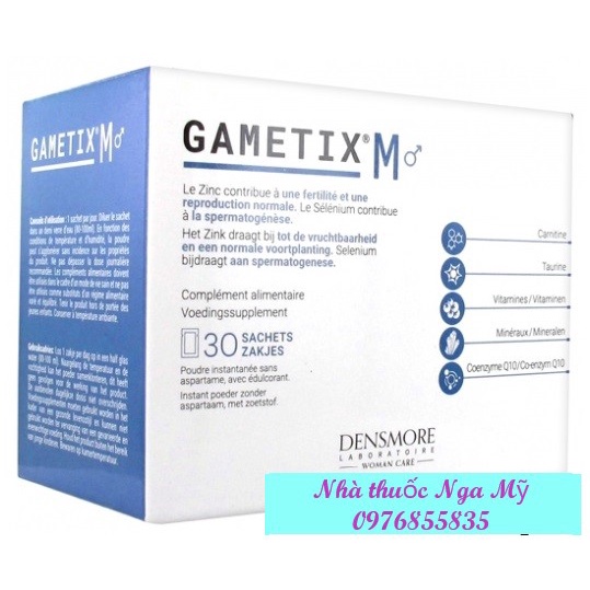 Hỗ trợ sinh sản nam Gametix M