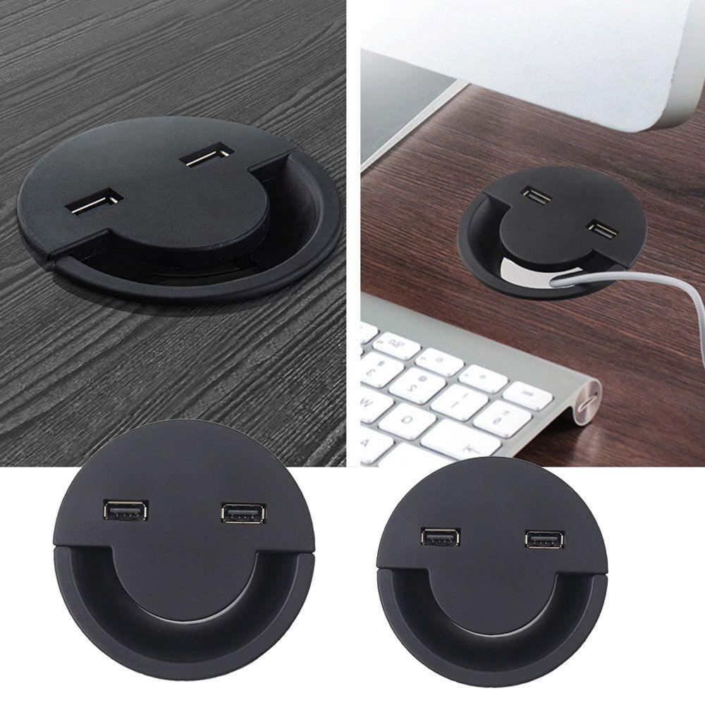 Vỏ Bọc Kẹp Dây Cáp Hình Tròn Có Lỗ Tiện Dụng Cho Văn Phòng