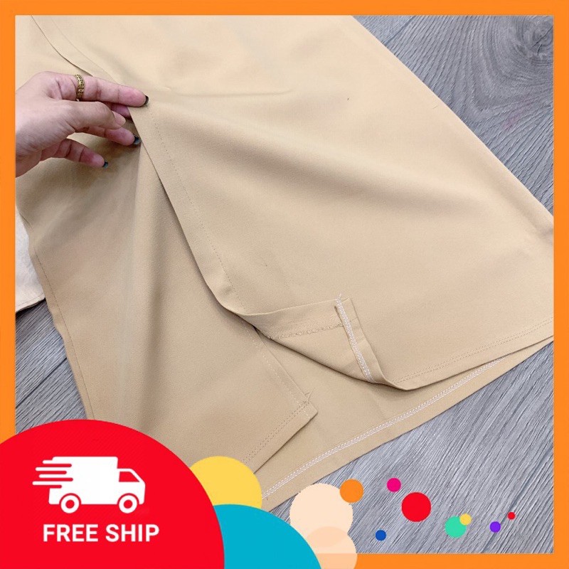 Sét Áo Cồ Vest Be  Mix Cvay Dài Siêu Xinh luôn  [ 𝐅𝐑𝐄𝐄 𝐒𝐇𝐈𝐏 ] -Áo Chất Đũi Xước Quảng Châu - Cvay Chất Tuyết Mưa