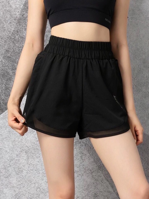 QUẦN SHORT 2 LỚP TÚI LƯỚI - QUẦN THỂ THAO HÀNG NHẬP