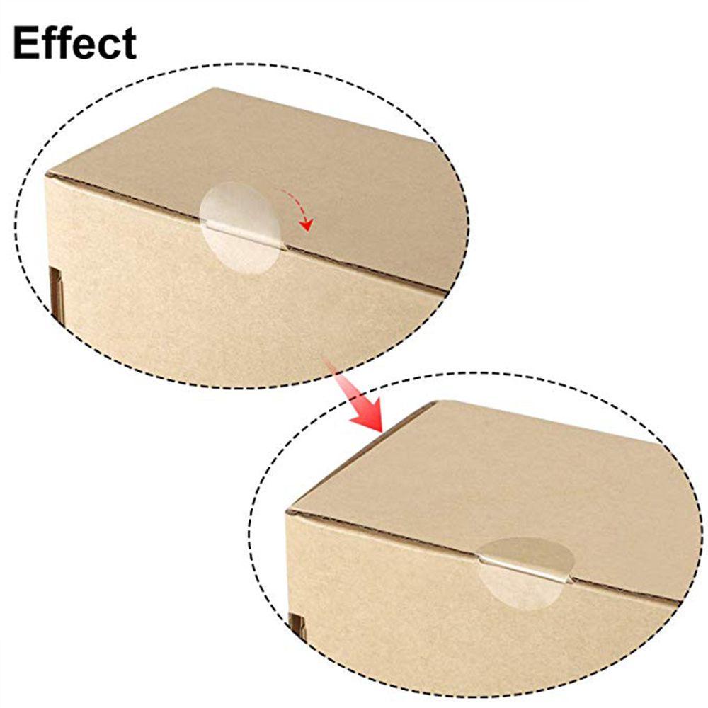 Cuộn 500 Nhãn Dán Trong Suốt Tự Dính Trang Trí Túi Quà