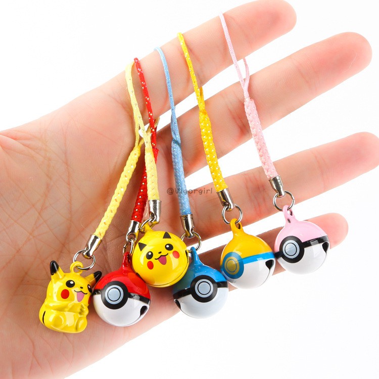 Móc Khóa Quả Cầu Pokemon Dễ Thương