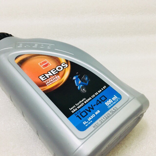 Dầu nhớt bán tổng hợp xe ga ENEOS SL/MB 10W-40 800ML