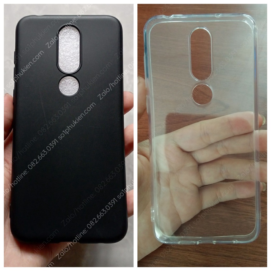 Ốp lưng dẻo silicon NOKIA 6 / 6.1 / 6.1+(plus)/ X6 / NOKIA 5.1+(plus) / X5 / 7+(plus) / 8 (Có video)