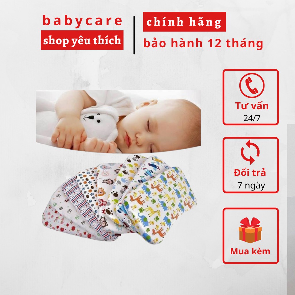 Gối cao su non loại lớn chống méo đầu bé ( kích thước 45x25 )