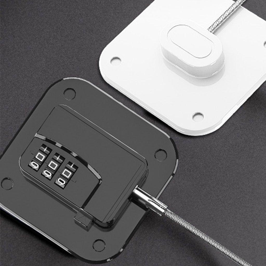 Khóa Cửa Tủ Bằng Dây Thép Dày Dặn Đa Năng Không Cần Khoan Tiện Dụng