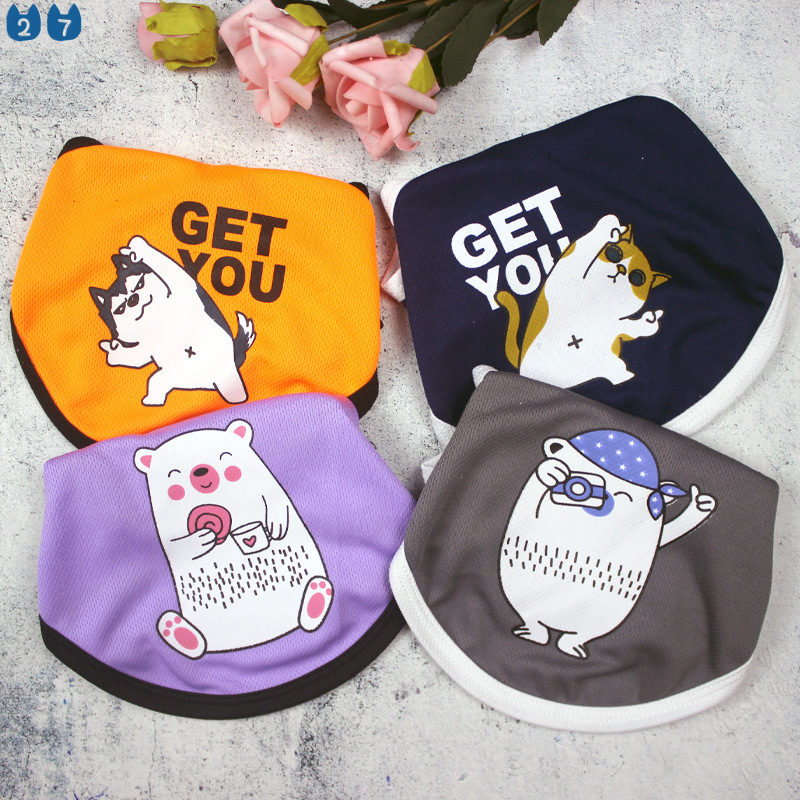 Áo Ba Lỗ Cotton Thời Trang Mùa Hè Cho Thú Cưng 27 Inch