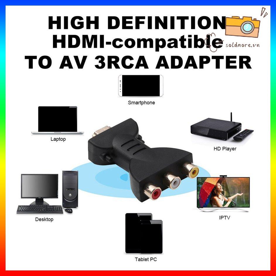 Bộ Chuyển Đổi Âm Thanh Từ Av Sang 3 Đầu Rca