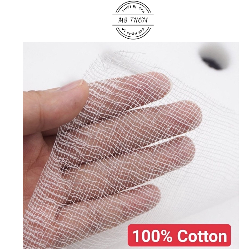 Set 100 Miếng Gạc Đắp Mặt Nạ - Gạc 100% Cotton