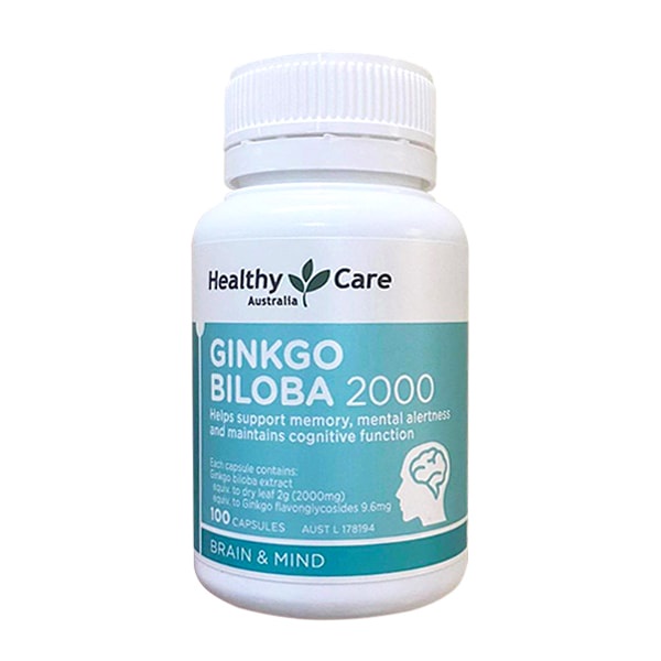 Bổ não Ginkgo 100 viên, ginkgo biloba viên uống bổ não của Úc sale lỗ lấy 5sao