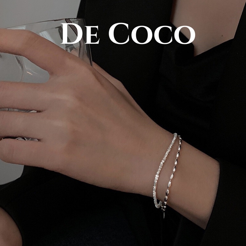 Vòng tay, lắc tay bạc Layla decoco.accessories