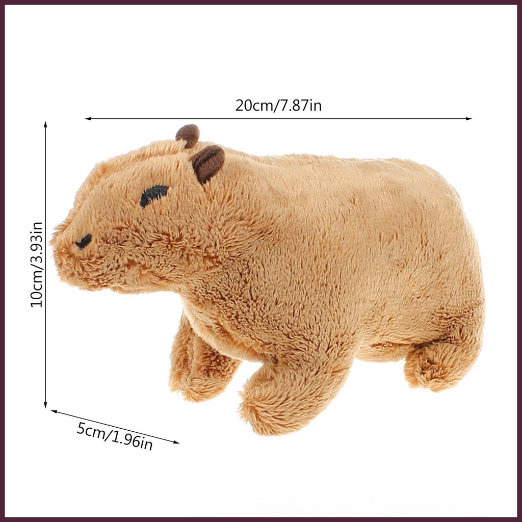 Đồ chơi nhồi bông Hình Con Vật Capybara Mềm Mại Đáng Yêu