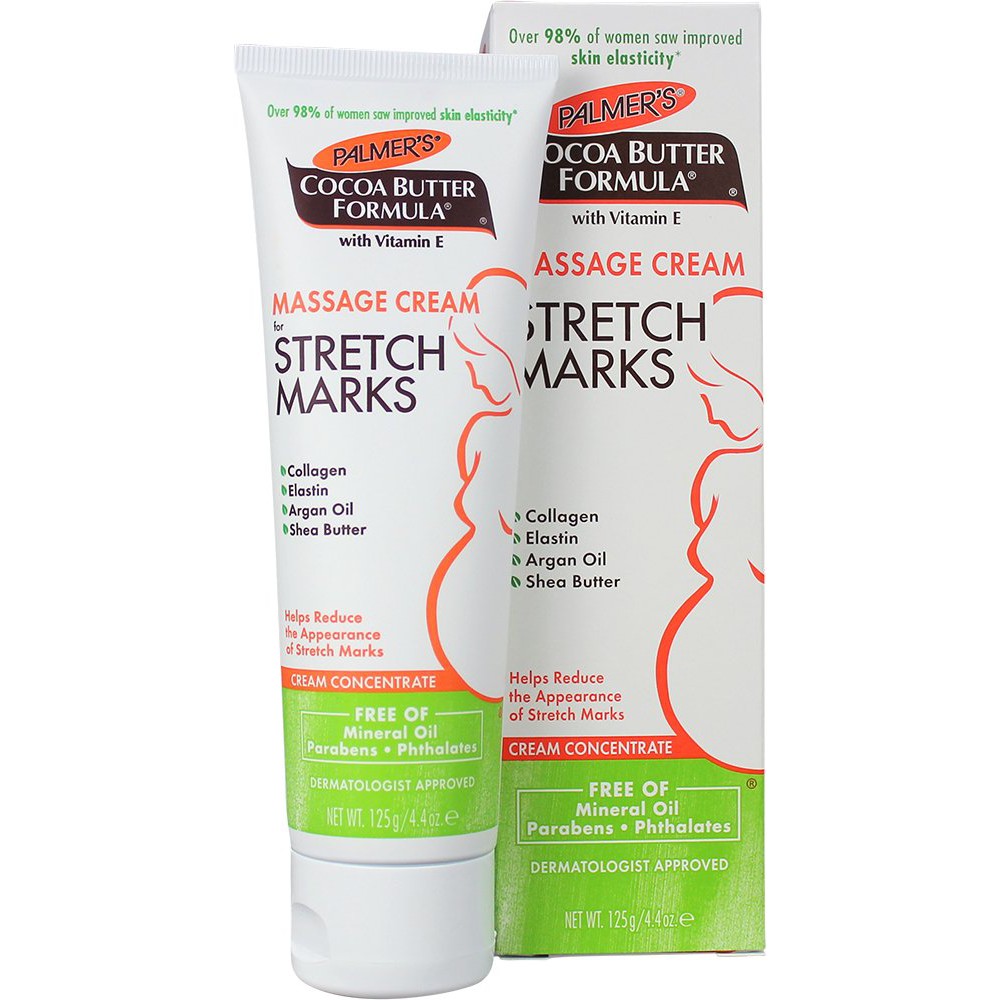 Palmers USA, Kem chống rạn da Palmer's Cocoa Butter Formula Stretch Marks,125gm, chống rạn da cơ địa chuyên sâu